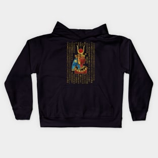 Hathor Egyptian Ornament Kids Hoodie